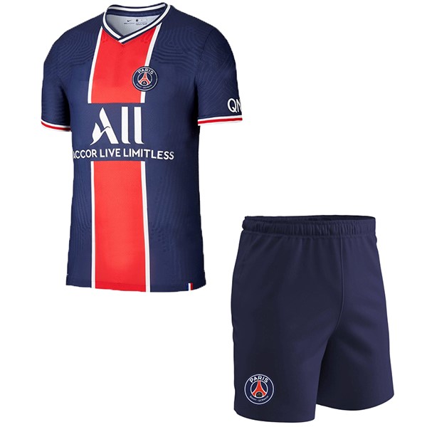 Camiseta Paris Saint Germain Replica Primera Ropa Niños 2020/21 Azul